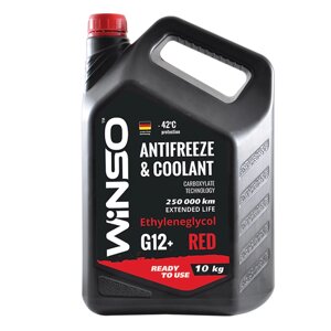 Антифриз Winso Antifreeze & Coolant Red -42°C (червоний) G12+10кг