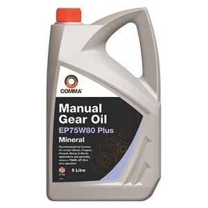 Трансмісійне масло comma GEAR OIL EP75W-80 PLUS 5л