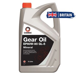 Трансмісійне масло comma GEAR OIL EP80W-90 GL5 5л