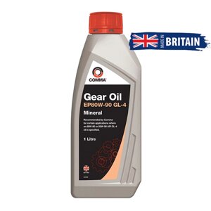 Трансмісійне масло comma GEAR OIL EP80W-90 GL4 1л