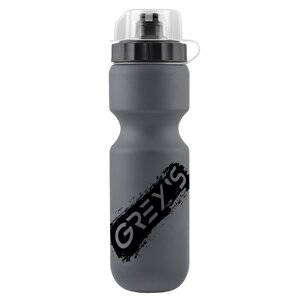 Велосипедна фляга Grey's 750мл сіра з мембраною та захисним ковпачком