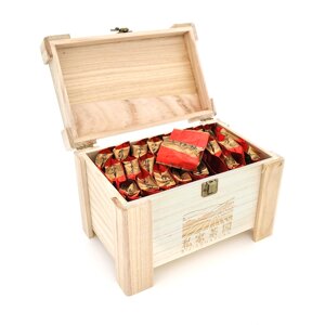 Набір китайського чорного чаю Pu'er Xinhui, 500г, дерев'яна подарункова коробка, ціна за упаковку, Q4