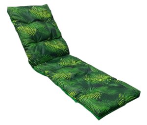 Матрас для шезлонга водовідштовхуючий eGarden TROPIC 195x58x8 стьобаний