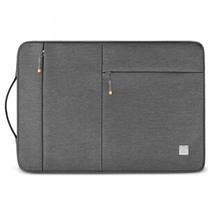 Сумка-чехол для ноутбука WiWU Alpha Slim Sleeve 14"14.2"сіра