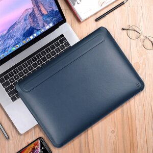 Сумка-чохол WiWU Skin Pro Portable Stand Sleeve Bag для ноутбука 13.3 синя