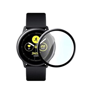 Захисне скло 3D з рамкою для смарт годинника Samsung Watch Gear S4 44 мм (1 шт.)