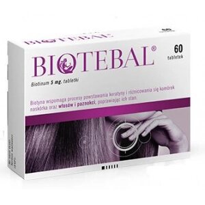 Для волосся, biotebal 5 мг, 60 таблеток bestseller