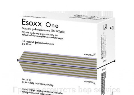 Essox One, Ессокс ван, для шлунка, печія, 14 саше від компанії Група агенцій  bep service - фото 1