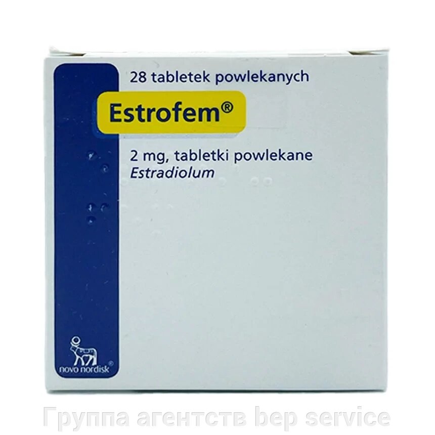 Естрофем 2 мг, прогестерон, від компанії Група агенцій  bep service - фото 1