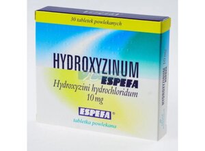 Гидроксизин (Hydroxyzinum) 10 mg