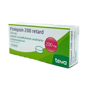 Фінлепсин ретард 200 мг, 50 таб