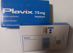 Плавікс 75 мг №28 ,84 (Франція)
