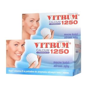 Вітрум КАЛЬЦІУМ З ВІТАМІНОМ D3 (VITRUM CALCIUM + VITAMIN D3)