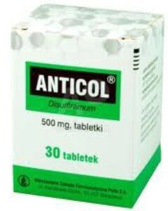 Антікол, Anticol, disulfiram, лікування алкоголізму