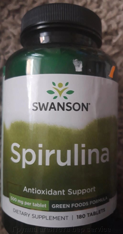 Спіруліна Spirulina 180 штук від компанії Група агенцій  bep service - фото 1