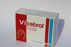 Віцеброл (Vicebrol) 5 мг, Винпоцетин, №100 від компанії Група агенцій  bep service - фото 1