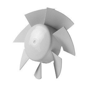 Крильчатка побутового вентилятора 100 мм від компанії Світ Вентиляції - фото 1