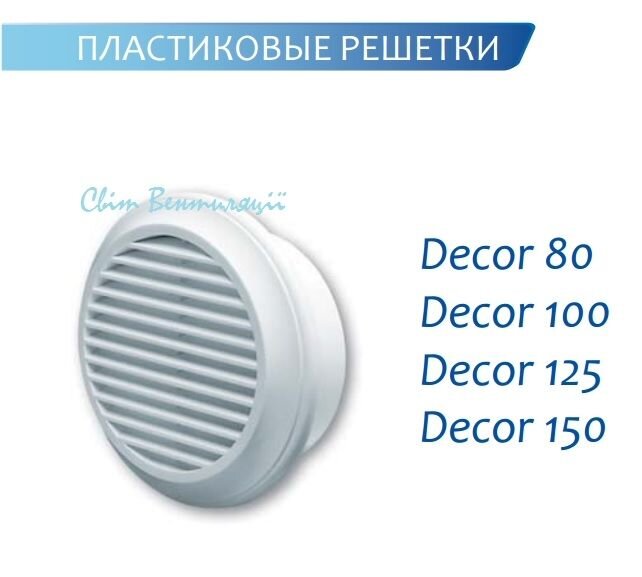 Решетка настенная и потолочная Блауберг (Blauberg) Decor