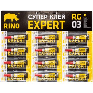 Ціанакрилатний супер клей Rino Super Glue (секунда) 3 гр.