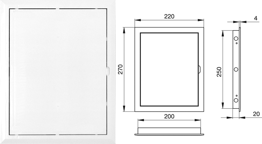 ревизионная дверь ММ 200/250