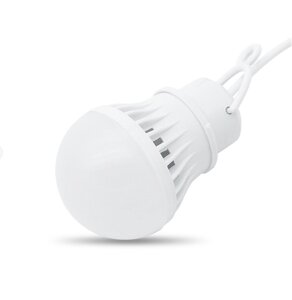 Світлодіодна лампа LUXEL LED-063-USB, 5 Вт, 6500 K для повербанку