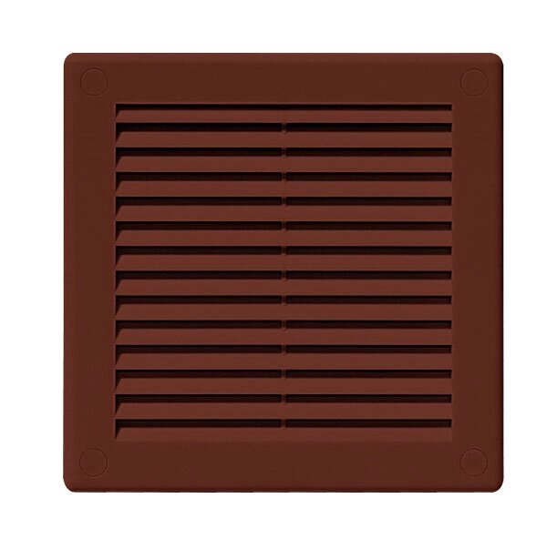 Вентиляційна решітка АВ TRU 10 300х300 коричнева від компанії Світ Вентиляції - фото 1