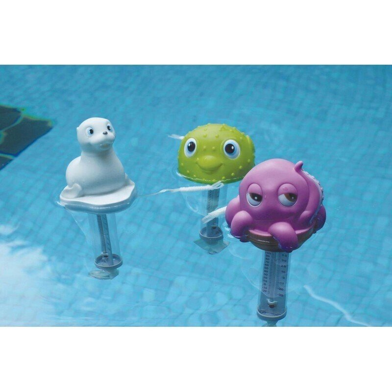 Градусник іграшка Рибка-фугу, Осміножек, тюлененок серія «Пучеглазікі». від компанії ТМ OCEAN group - фото 1