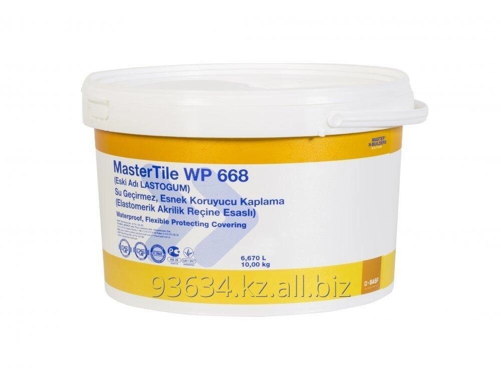 MasterTile WP 668 (Lastogum) -10 kg Акрил-я еластична гідроізоляція для прим-я під плиткою в душових і ван. кімнатах. від компанії ТМ OCEAN group - фото 1