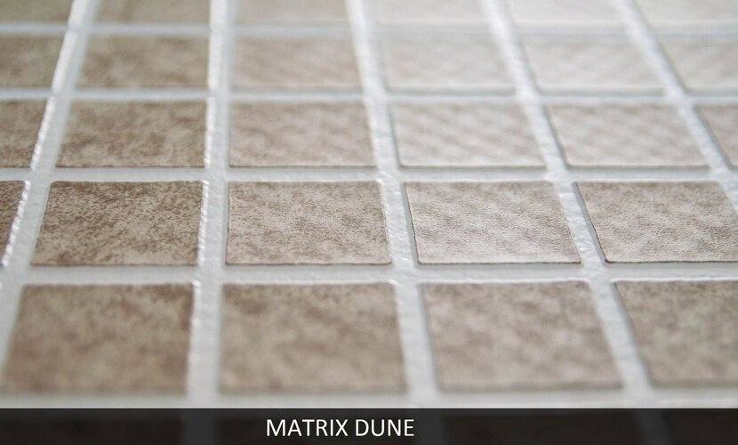 Мембрана MATRIX DUNE бежева мозаїка, 1.65м армована з лаковим покриттям 647820001 від компанії ТМ OCEAN group - фото 1
