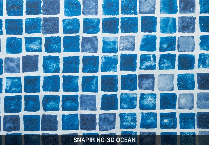 Мембрана мозаїчна Snapir 3D OCEАN, 1.65м з лаковим покриттям, армована OgenFlex 327072022001 від компанії ТМ OCEAN group - фото 1