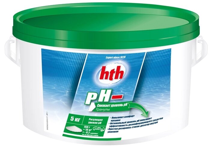 PH мінус hth гранули, pH MOINS MICRO-BILLES, 2 кг. від компанії ТМ OCEAN group - фото 1