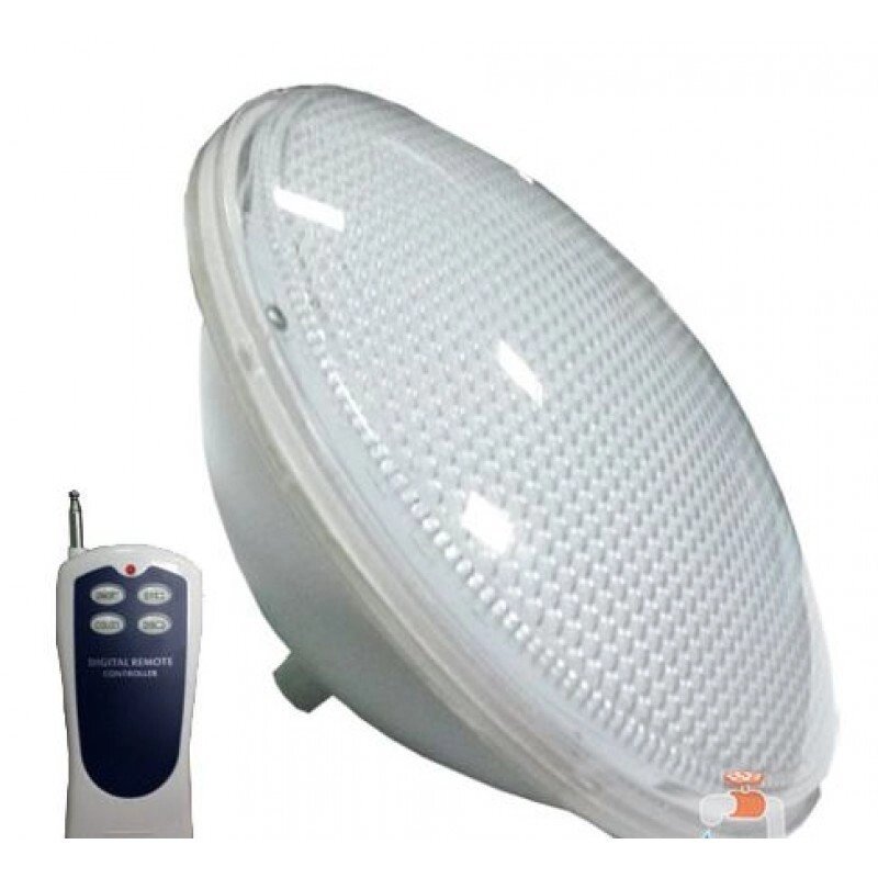 Лампа світлодіодна 15W, PAR56, кольорова RGB,180 LED, 380 Lm, з пультом ДК, гарантія 1 рік - вартість