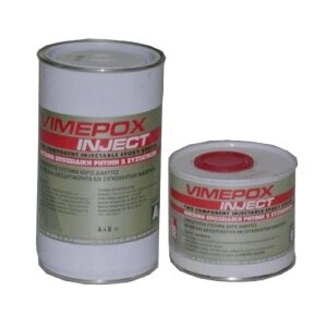 Двокомпонентна епоксидна смола без розчинника для ін'єкцій VIMEPOX INJECT 1 кг