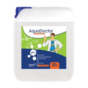 Жидкое средство для снижения pH AquaDoctor pH Minus (Серная 35 процентов) 20 л.