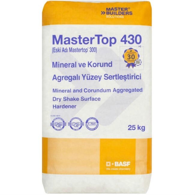 Master. Top 430 Natural -25кг суха суміш, призначена для зміцнення поверхні бетонних підлог - фото