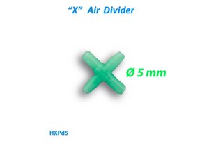Розподільник повітря X-подібний пластиковий 5 мм