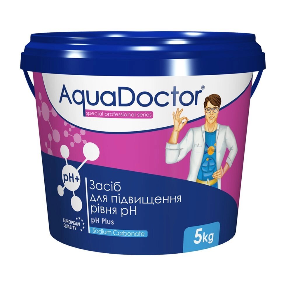 Средство для повышения уровня pH AquaDoctor pH Plus, 1 кг від компанії ТМ OCEAN group - фото 1