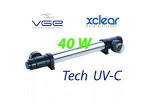 УФ стерилізатор - Комплект лампи UV-C XClear Budget Tech 40 Watt