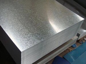 Лист сталевий оцинкований 0,63х1250х2500 мм