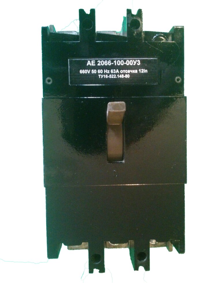 Автоматичний вимикач АЕ2066 від компанії ТОВ "В. Д. В.-Електро" - фото 1