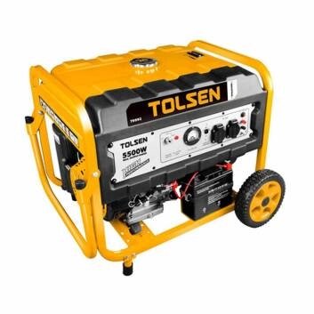 Електрогенераторна установка бензинова Tolsen 5500W від компанії Tekman Shop - фото 1