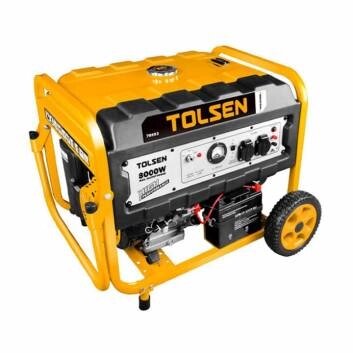 Електрогенераторна установка бензинова Tolsen 8000W від компанії Tekman Shop - фото 1