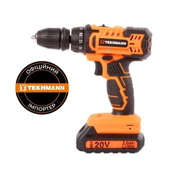 Шуруповерт акумуляторний Tekhmann TCD-18/2 BS Kit від компанії Tekman Shop - фото 1