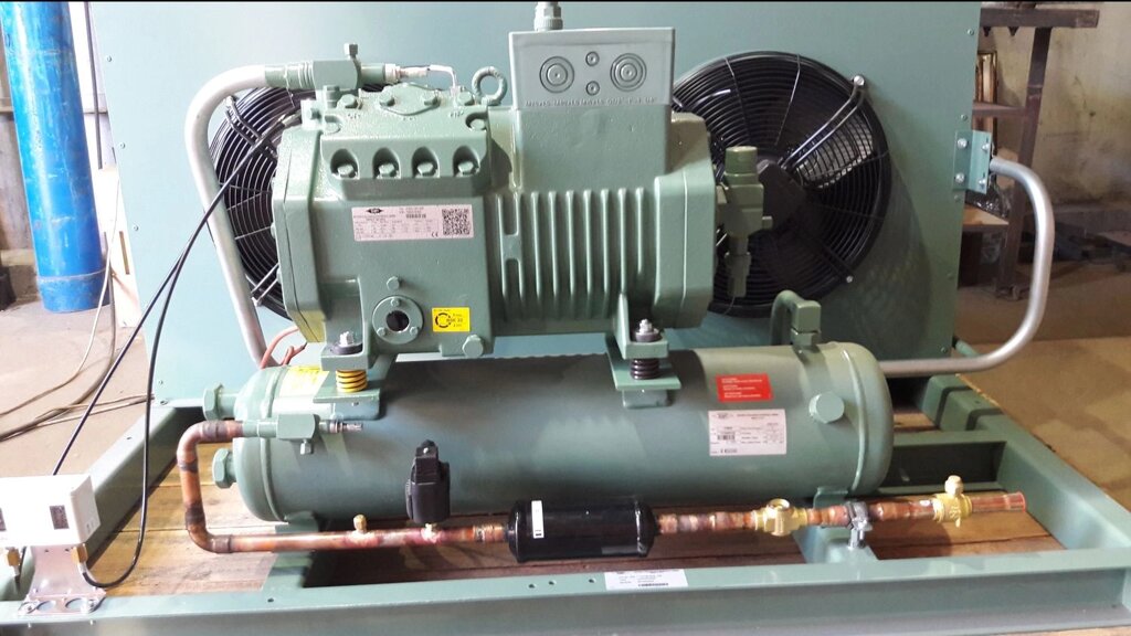 Компресорно-конденсаторний агрегат на базі компресора Bitzer LH124 / F302H / 4TES-12Y від компанії ТОВ "Грін Фрост - фото 1