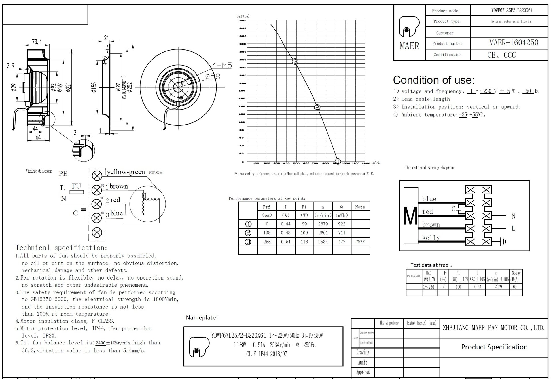 ebmpapst R2E 220M2E 068-BFR2E 220M2E 068-CF