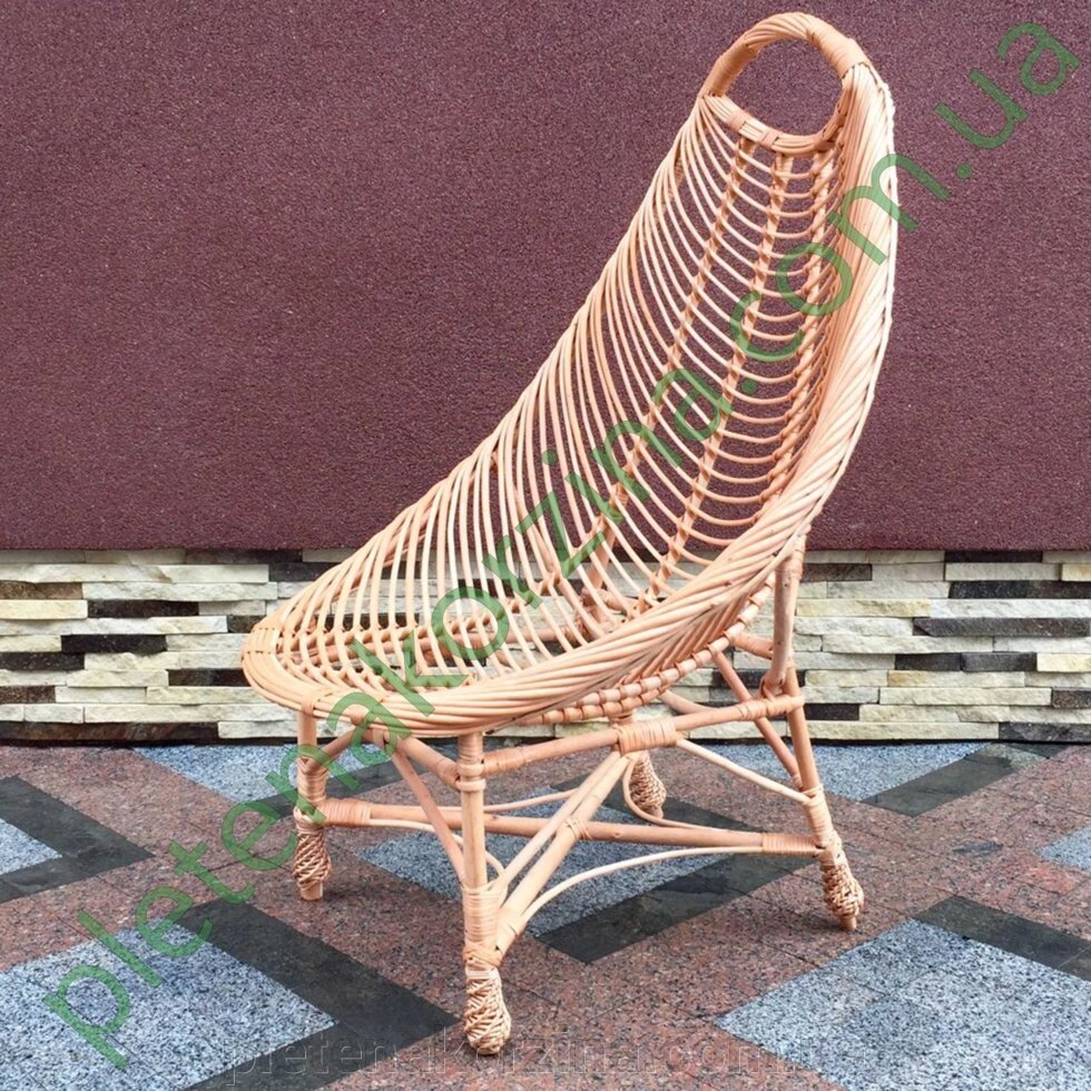 Крісло плетене з лози "Затишок" Арт.683 від компанії Плетена корзина - фото 1