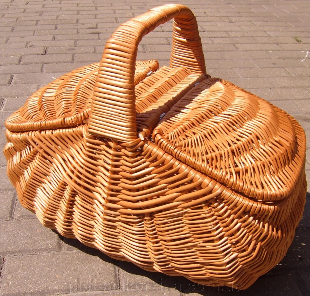 Плетеная корзина для пикника "Индонезия" Арт.120 ##от компании## Плетена корзина - ##фото## 1