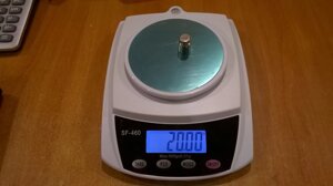 Весы лабораторные 500 грамм с зарядкой
