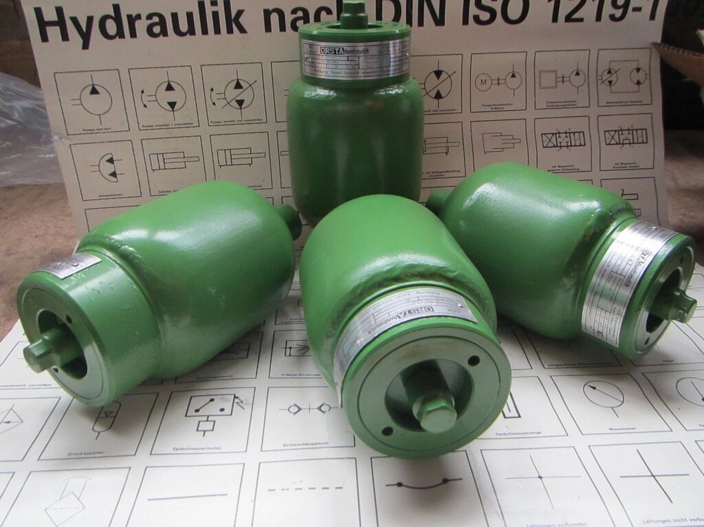 Акумулятори гідравлічні Parker ремонт, продаж і зарядка азотом від компанії Гідравлік Лайн - фото 1
