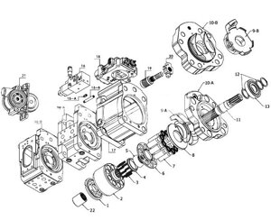 Аксіально-поршневі насоси A15VO Bosch Rexroth